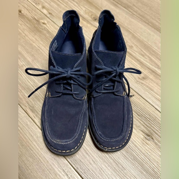 Clarks Shoes - Clarks Navy Ankle Boots